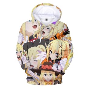 Sudadera con Capucha Unisex de Anime, Sudadera de Felpa con Capucha, 100% Algodón, Estilo Urbano de Invierno, Logotipo Personalizado en la Parte Delantera - Product Image 1