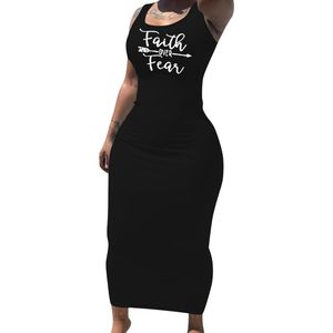 Women <b>Sexy</b> Bodycon Tank Maxi Dress Sleeveless Spandex Long Clubwear Summer Elegant Solid Color Slim Fit Beachwear <b>Sundress</b> - Product Image 2