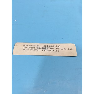 Edwards 658AB TRANS 10TR .5 IN O/D MODELO 658 - Equipo y Piezas de Semiconductores de Confianza de la Marca Global Legacy - Product Image 6