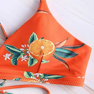 Ensemble bikini dos nu 2 pièces personnalisé pour femme, avec logo frontal, respirant et à séchage rapide – Grande vente OEM - Product Image 3