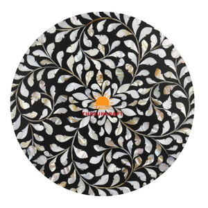 Natural Handmade MOP Shell Placemat Rustic Boho Charger <b>Plate</b> for Coastal Living and Eclectic Dining Rooms - Product Image 2