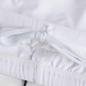 Pantalones Cortos Deportivos Casuales de Verano para Hombre, Blancos, Elásticos, de Cintura Elástica, con Patrón Sólido, de Poliéster, de Secado Rápido y Transpirables - Product Image 6