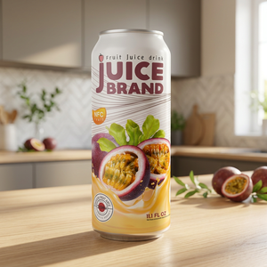 Jus de fruits aromatisé tropical en bouteille aluminium 500 ml Marque Blanche – Pastèque, Fruit de la Passion, Ananas, Orange, Cerise - Product Image 1