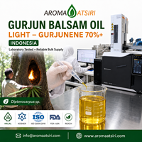 Huile essentielle pure AROMA ATSIRI Gurjun Balsam légère 70%+ de Gurjunène, distillée à la vapeur, d'Indonésie, pour aromathérapie boisée