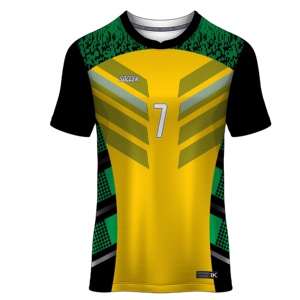 Maillots de football en polyester 100% en gros pour hommes, kits d'uniformes de football personnalisés par sublimation avec logo, camisetas pas chères - Product Image 6