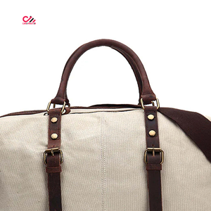 New Design 100% High Quality Genuine <b>Leather</b> Duffle Bag <b>Large</b> Capacity Lightweight Durable for Travel and Outdoor Use - Product Image 4
