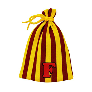 Gorro Unisex de Punto Modal con Diseño a Cuadros Blanco y Negro, Letra F Bordada, Estilo Urbano, para Invierno, Uso Diario Informal - Product Image 1