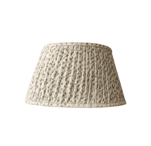 Abat-jour plissé imprimé, abat-jour de lampe de table conique rond, aspect lin, abat-jour décoratif suspendu, décoration intérieure - Product Image 5
