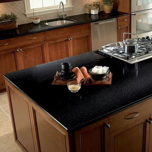 Encimera de Cocina de Mármol Negro Pulido de Primera Calidad, Superficie de Piedra Natural Duradera para Interiores Modernos, Uso en Hoteles y Muebles de Baño - Product Image 1