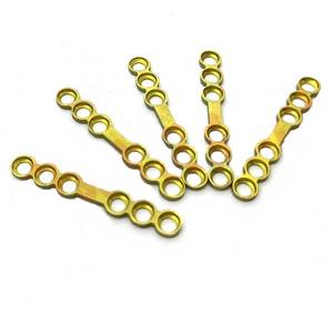 Orthopedic Maxillofacial Adaptation Straight Plate 2.5mm <b>Gap</b> 6 Holes Mandible Set 5-Piece Stainless Steel Surgical Instruments - Product Image 1