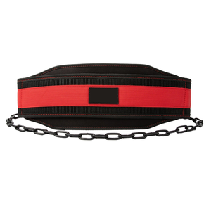 synthetic leather new Weight Lifting Dipping <b>Belt</b> Dip <b>Chain</b> Pull Ups - Product Image 4