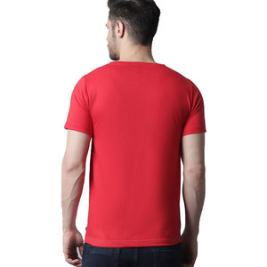 Nouveaux T-shirts personnalisés en gros pour hommes, couleur unie, vêtements décontractés d'extérieur, polyester/coton, respirants, écologiques, séchage rapide, manches courtes - Product Image 3