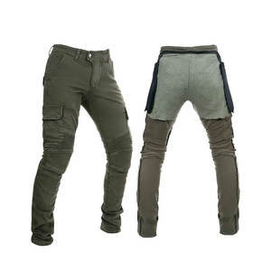 Pantalones vaqueros de tela elástica, pantalones vaqueros modernos para un ajuste flexible y uso diario activo, pantalones lavados para hombre - Product Image 1
