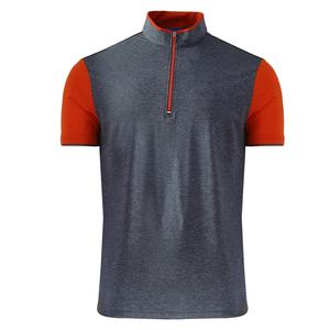 Polos à manches courtes doux mèche bande de golf fermeture éclair haut style Polo athlétique tortue chemise à col Tennis T-Shirt hauts - Product Image 5