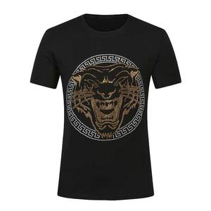 เสื้อยืดผู้ชายดีไซน์ทันสมัยประดับเพชรเทียม น้ำหนักเบา ขายดี ไม่ยับ สวมใส่สบาย ระบายอากาศได้ดี เสื้อยืดผู้ชายประดับเพชรเทียม - Product Image 1