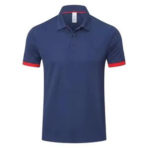 เสื้อโปโลผู้ชายไซส์ใหญ่ OEM สไตล์ลำลอง ปักโลโก้ได้ คุณภาพสูง ผลิตจากโพลีเอสเตอร์ 100% ระบายอากาศได้ดี แขนสั้น ODM - Product Image 2