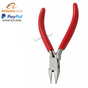 Pince coupante à fil de 115 mm en acier inoxydable avec mâchoires TC, double ressort à lame et poignées en PVC pour la fabrication de bijoux, coupe-fil OEM - Product Image 4