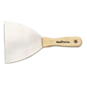 Couteaux à mastic en acier inoxydable de qualité industrielle et bricolage avec manche en bois - Product Image 1