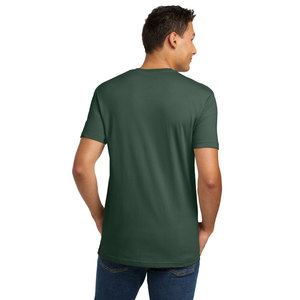 T-shirt en coton vert uni en gros pour hommes – Vêtements en coton USA – T-shirts vierges personnalisables en gros avec livraison DDP - Product Image 4