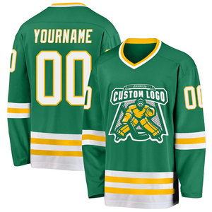 Jersey de Hockey Estilo USA, Uniforme de Equipo de Hockey sobre Hielo con Sublimación Personalizada, Proveedor Alibaba - Product Image 2