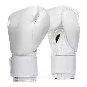 Guantes de Boxeo Profesionales Personalizados Unisex de Cuero Genuino con Cordones en la Muñeca, 8oz 10oz 12oz 14oz 16oz, Logotipo OEM, Venta al Por Mayor, MOQ Bajo - Product Image 1