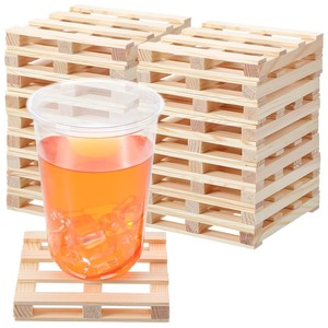 Posavasos Vintage de Madera Reciclada al por Mayor |   Trivets Rústicos de Madera India Reciclada - Product Image 1