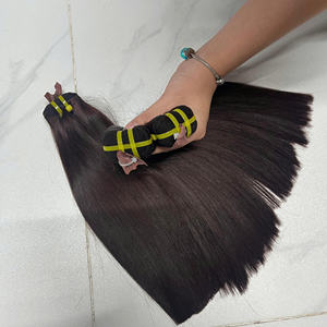 มัดผมมนุษย์ดิบจากเวียดนามผมตรงกระดูกพื้นผิวตรงสีน้ำตาลคุณภาพหรูหรา - Product Image 6