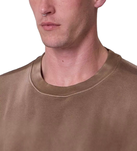 Camiseta Oversize de Algodón Pesado con Efecto Desgastado por el Sol, Estilo Vintage, Lavado Ácido, Ropa Urbana al por Mayor - Product Image 6