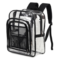 Sac de rangement et de transport en PVC transparent résistant et imperméable