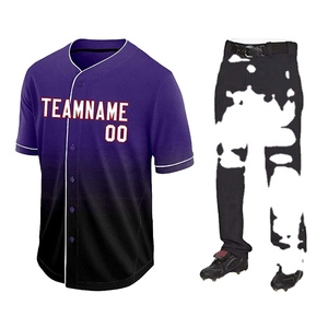 Nuevos Conjuntos de Uniformes de Béisbol Personalizados de Alta Calidad Hechos a Medida 100% Poliéster Transpirable Ropa de Béisbol y Sóftbol Color Personalizado - Product Image 3