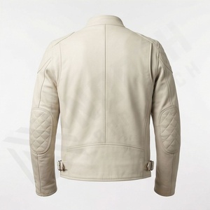 Veste de moto en cuir véritable pour homme de qualité supérieure, nouvelle arrivée, vestes de moto d'hiver, protections amovibles, personnalisables - Product Image 2