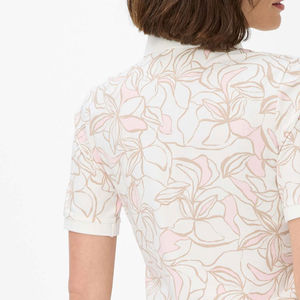 Meilleur style – T-shirt décontracté écologique à manches mi-longues pour femme, en jersey uni, respirant, imprimé par décharge, en gros - Product Image 6