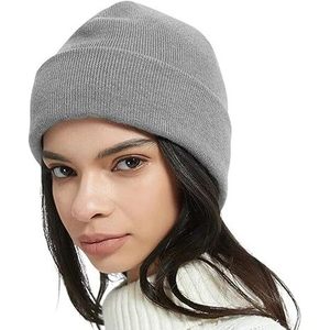Bonnet en tricot isolant gris clair pour femme Jilani Handicraft avec du duvet - Product Image 5