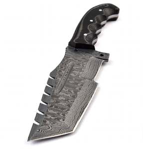 Handcrafted Damascus Steel Heavy <b>Kitchen</b> Utility Prep Knife <b>Black</b> G10 <b>Handle</b> Slicer - Product Image 4