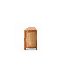Muebles de madera maciza hechos a mano con diseño minimalista para una sala de estar estética, soportes para TV de ensueño con sistema de almacenamiento. - Product Image 5