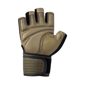 Guantes Tácticos de Medio Dedo Color Verde Oliva, Palma Reforzada con Microfibra, Profesionales para Levantamiento de Pesas y Entrenamiento en Gimnasio - Product Image 3