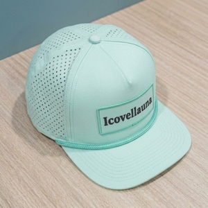 Gorra de Golf Personalizada de 5 Paneles con Cierre a Presión, Logotipo Tejido Perforado con Láser, OEM, ODM, Marca Privada, MOQ Bajo - Product Image 3