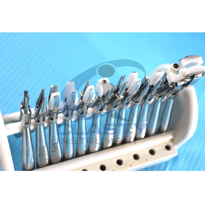 CLASTY INSTRUMENTS Ensemble de forceps d'extraction dentaire vétérinaire 13 pièces en acier inoxydable, instruments chirurgicaux manuels certifiés CE - Product Image 5