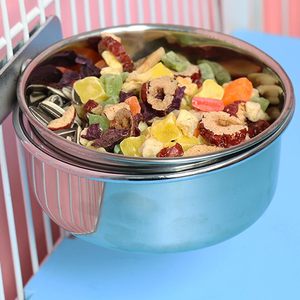 Wholesale Secure Stainless Steel <b>Bird</b> <b>Feeder</b> with Easy Clean Adjustable Clamp Rust-Resistant Hygienic Aviary Care Metal Cups - Product Image 4