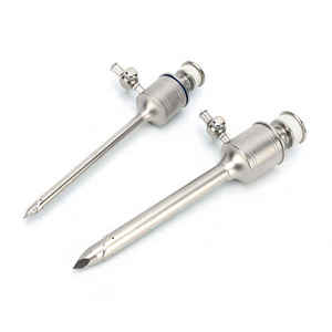 เครื่องมือผ่าตัดผ่านกล้องแบบใช้ซ้ำได้ชนิดช่องเดียวพร้อมปลายใบมีดแบบ Tri-Cut สำหรับการผ่าตัดทั่วไป ทำจากสแตนเลส - Product Image 2