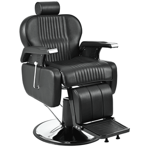 Poltrona da Barbiere Idraulica Reclinabile Multiuso Resistente, Girevole a 360 Gradi, Sedia da Salone di Bellezza con Funzione Reclinabile in PU - Product Image 1