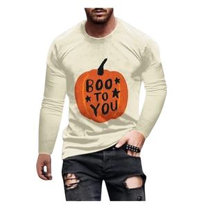 New Arrival Top Quality Printed 100% Cotton Long Sleeve Round Neck Men's T-shirt From Bangladesh Factory Best Price - Product Image 1
