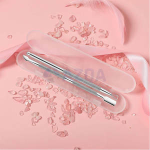 Pousse-cuticules et coupe-cuticules en acier inoxydable avec étui de rangement, ensemble d'outils professionnels pour la manucure et le démaquillage des ongles - Product Image 5