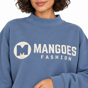 Sudadera de invierno personalizada para mujer, cuello simulado, larga, 100% algodón, forro polar suave y grueso, holgada, ecológica, transpirable, con logo frontal - Product Image 6