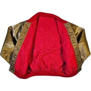 High Quality Satin Varsity Jackets Breathable Plus Size Varsity Style Fabric Satin Baseball Jacket - Product Image 6