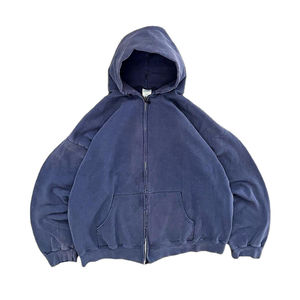 Sudadera con Capucha Extra Grande para Hombre, de Color Sólido, de Algodón y Felpa, Informal, con Bolsillos Largos, Transpirable, para Otoño, Corte Regular - Product Image 4
