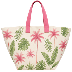 Premium Cotton Shopping Bag with Vintage <b>Botanical</b> Floral <b>Print</b> | Reusable Fabric Carry Bag for Grocery, Retail, Beach - Product Image 4