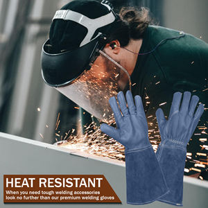 Guantes de Soldadura Industriales de Cuero con Protección Completa para las Manos, Aislamiento Térmico, Agarre Fuerte y Etiqueta Privada Personalizada - Product Image 6