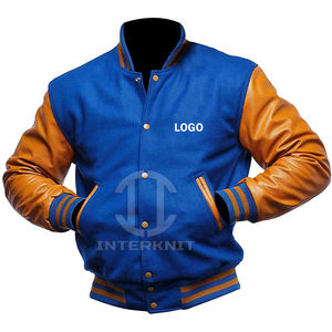 Veste universitaire personnalisée directement de l'usine pour hommes, vierge ou avec marque, veste Letterman de haute qualité pour marque de vêtements - Product Image 2
