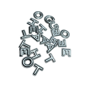 Pegatinas de letras de TPU duraderas personalizadas Diseño de forma de rollo vibrante para bolsos Mochilas y ropa Etiquetas de ropa - Product Image 4